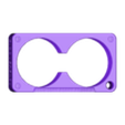 cassette_dbl_body.stl Файл STL Брелок для кассет двойной 📼・Дизайн 3D-печати для загрузки3D