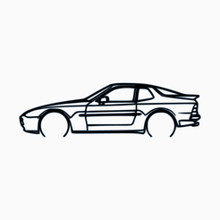 Porsche-944-Turbo.png Fichier STL Porsche 944 Turbo・Modèle imprimable en 3D à télécharger