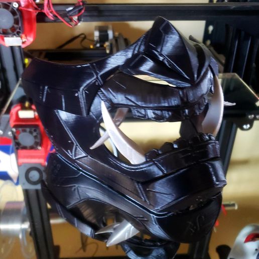 Маска киберпанка Oni