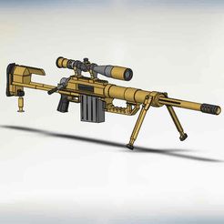 INTERVENTION-Sniper.jpg STL file Intervention .50 - OSAR 3D・3D printing model to download