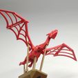 fd-04.jpg Fichier STL Dragon volant (automate)・Modèle à télécharger et à imprimer en 3D