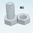 1_M5.png Schrauben-Mutter M5 ISO