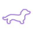 S038-D4-9.stl Cookie cutter, Dog, dogery, Dachshund, shape, dog shape, baking, tools, molds, dogs, cookiecutter, dog shape, more sizes