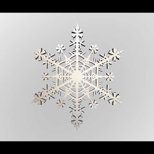 Snowflake (10) 3D model