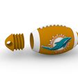 NFL-dolphins-1.jpg NFL BALL KEY RING MIAMI DOLPHINS WITH CONTAINER