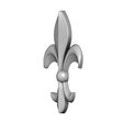 lys-V02-05.JPG Heraldic lily relief for woodworking and plaster moldings 3D print model