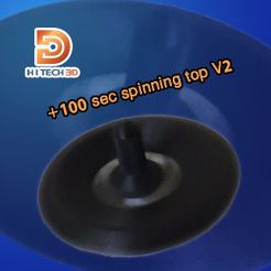 cover.jpg STL file plus 100 seconds spinning tip V2 - easy print・3D printable design to download