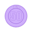 Level_50.stl Pokemon Go Level 50 Badge