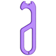 DoorOpener_simple_C_key_v01a.stl Door Opener Simple