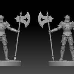 Knight-GuardiansAxe-00.png Fichier STL Chevalier exécuteur・Design pour imprimante 3D à télécharger