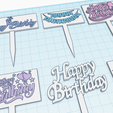 cake-topper-happy-birthday-6-1.png Happy Birthday cake topper design, SET OF 6 PCS, birthday projects