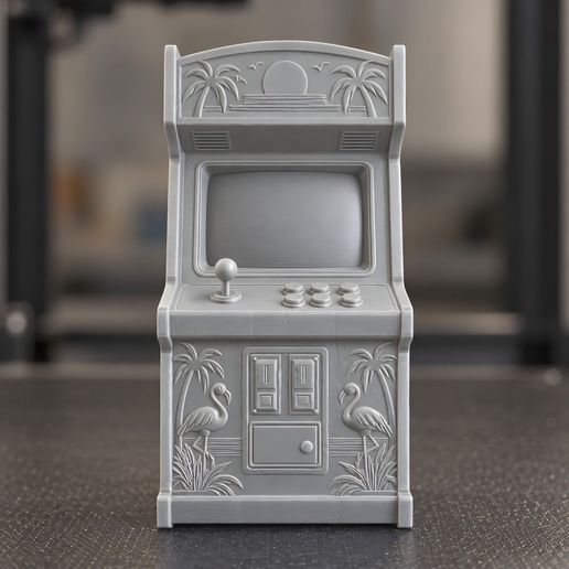 Vice City Arcade Cabinet 3D Print Model