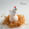 9Tiny_Chicken.png Крошечный цыпленок - печать на месте