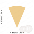 1-8_of_pie~2.5in-cm-inch-cookie.png Slice (1∕8) of Pie Cookie Cutter 2.5in / 6.4cm