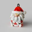 Cute-Chibi-Santa.1914.jpg Cute Chibi Santa Claus Keychain Christmas Decoration -keychain,christmas tree,cake ,tree-christmas decoration