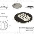 BMW_Doctor_Who_Logo_Front_82mm_Drawing.jpg hood / trunk logo Doctor Who 82mm / 74mm for BMW vehicles