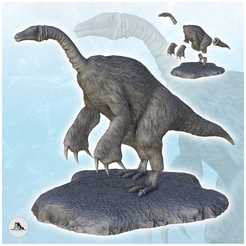 0-13.png STL-Datei Suzhousaurus Dinosaurier (13) - Hochdetaillierte prähistorische Tiere HD Paleoart・3D-Druck-Idee zum Herunterladen