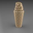 halcon.jpg egyptian urn or canopic vases