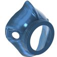 mask.JPG 3D printed Mask with Exchangeable filter and exhalation valve
