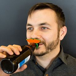 c7092f6f356deffd6c9bd5557d76853b_display_large.jpg Free STL file "I Moustache You a Question" Bottle Topper・Object to download and to 3D print