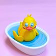 12.jpg Набор для ванны Flexy Super Cute Ducks & Tiny с разноцветными 3MF в комплекте