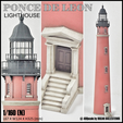 Ponce-de-Leon-Lighthouse-1.png FAROL DA ENSEADA DE PONCE DE LEON - N (1/160) MODELO À ESCALA MARCO HISTÓRICO
