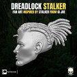 DREADLOCK STALKER FAN ART INSPIRED BY STALKER FROM Gi JOE |@Rstrn | Dreadlock Stalker Head for Action Figures
