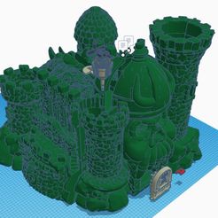 Overview-1.jpg STL file The Gray Castle Skull・Model to download and 3D print