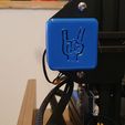 20210215_094421.jpg STL-Datei Creality Ender 3 x-axis cover - metal hand sign・Modell zum Herunterladen und 3D-Drucken