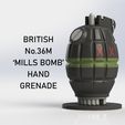 British_No.36M_Grenade_0.jpg WW2 British No.36M Mills Grenade