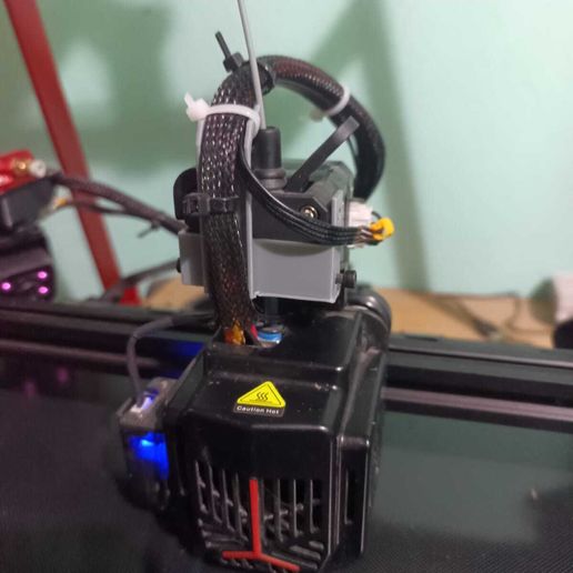 Direct Drive Extruder Wire Aligner 3D model