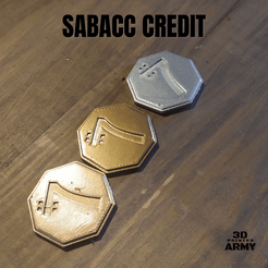 3.png Archivo STL Ficha de póquer Sabacc Credit・Modelo de impresora 3D para descargar