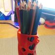 CAM01008.jpg Heart pencil pot - Pot a crayons coeur