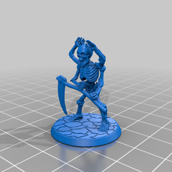 Thassaloss.png Free STL file Thassaloss - Bone Golem - 28mm Fighting Fantasy Figure・3D printer model to download, BigMrTong