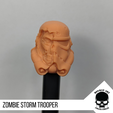 16.png Storm Trooper Zombie Slayer Head for 6 inch action figures