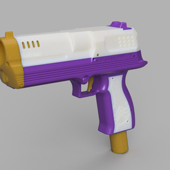 Mamba_3_v27.png Fichier STL gratuit Pistolet semi-automatique FRP-13 Mamba Heavy Nerf Rivals・Plan imprimable en 3D à télécharger