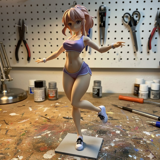 Active Spirit – Anime Sport Girl (Athletic Dynamic Figurine)