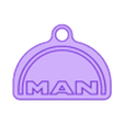 Porte clef Man v2.stl Keychain with Man truck logo