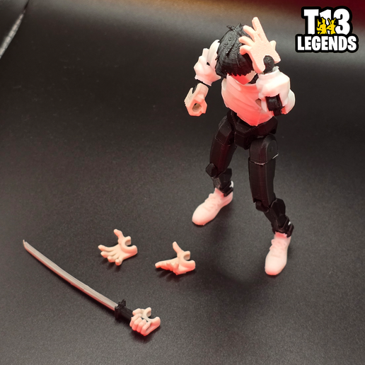 🗡️ Yuta Okkotsu - Jujutsu Kaisen Articulated Figure・ 3MF File