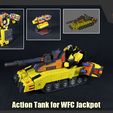 yn ia PORE OC ee Te CT Action Tank and Battle Station for Transformers WFC Jackpot