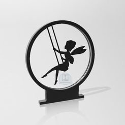 Tinkerbell_light.jpg 3D file Tinkerbell arc lamp・3D print design to download