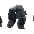 Running_cloth.png GRAYGAWRS "Gray" legs for tiny space knights set #2 Running Poses official "Gray Scale"