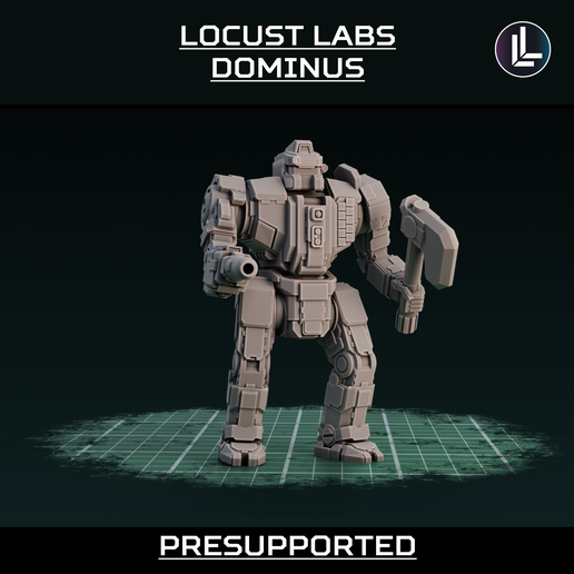 🪖 Dominus・ 3D File for 3D printing・Cults
