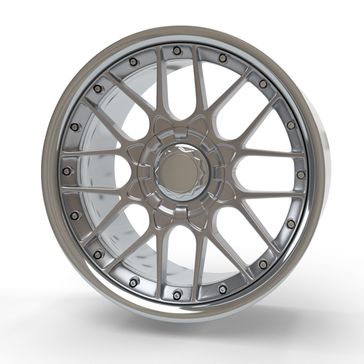 1/24 Scale BBS F1 Style Wheels & Tires For Model Cars – Resin 3D Printed Set