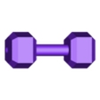 mancuerna.stl 哑铃/重量钥匙扣