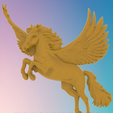 1.png Flying Pegasus 3D MODEL STL FILE FOR CNC ROUTER LASER & 3D PRINTER