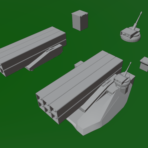🪖 Modular Tank Turret for Sci-fi Royal Marines / Royal Engineers ...