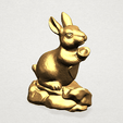 Chinese Horoscope04-02.png Free 3D file Chinese Horoscope 04 Rabbit・Design to download and 3D print