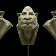 Orc_Head_Turnaround.png Modern Orc bust STL