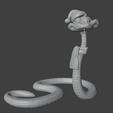 Captura-de-pantalla-2025-12-10-182851.png Gary De'Snake - Zootopia 2 Santa Hat | 3D Printable STL | Holiday Figure